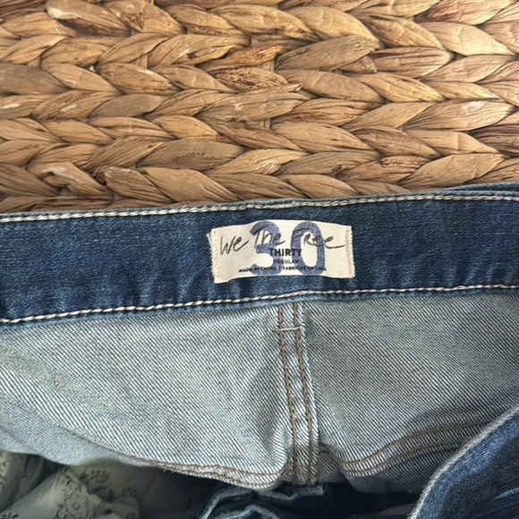 Free People We the Free Wide-Leg Blue Denim Jeans - Picture 8 of 8